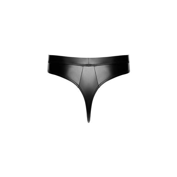 String sexy pour homme : wetlook et ouverture zip à l'avant