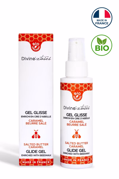Gel lubrifiant bio Caramel 100ml - Divines Xtases