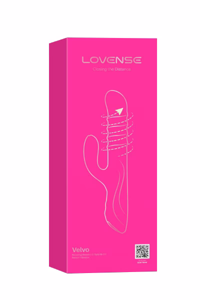 Lovense - Velvo : Vibromasseur Rabbit point G à billes rotatives