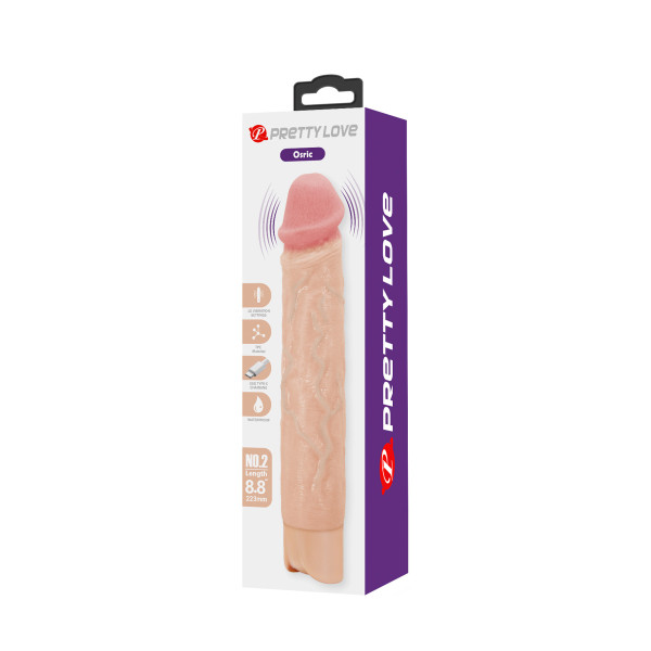 Osric de Pretty Love - Gode vibrant réaliste et souple (22 cm)