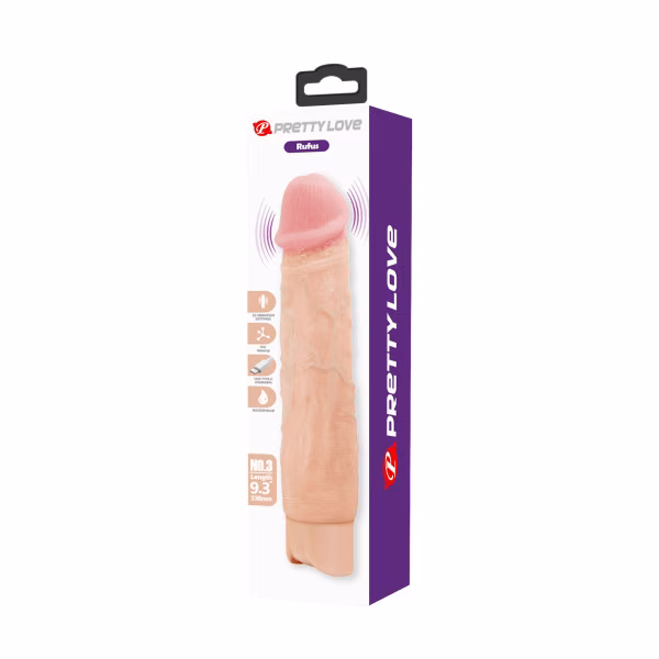 Rufus de Pretty Love - Gode réaliste souple et vibrant