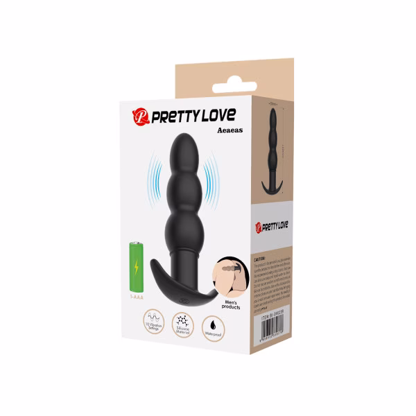Aeaeas  : Plug anal vibrant en silicone (10 modes)