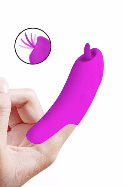 Pretty Love, Peterson - Doigt vibrant avec langue pour clitoris