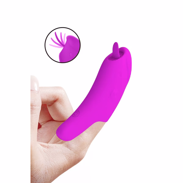 Pretty Love, Peterson - Doigt vibrant avec langue pour clitoris