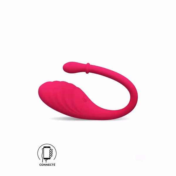 Romance - Undine : Oeuf vibrant connecté et nervuré