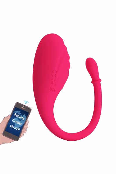 Romance - Undine : Oeuf vibrant connecté et nervuré