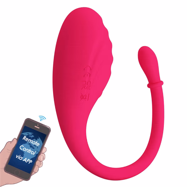 Romance - Undine : Oeuf vibrant connecté et nervuré