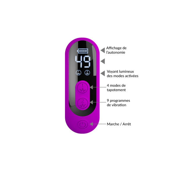 Pretty Love Yalanda - Vibromasseur rabbit oscillant LED