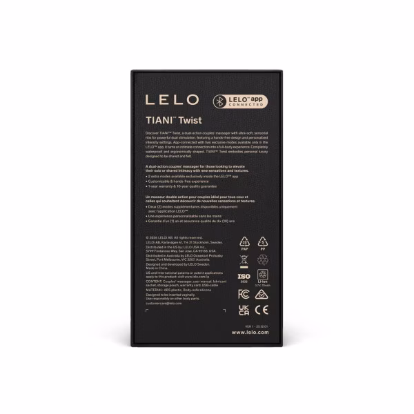 LELO - Tiani Twist : Vibromasseur de couple connecté