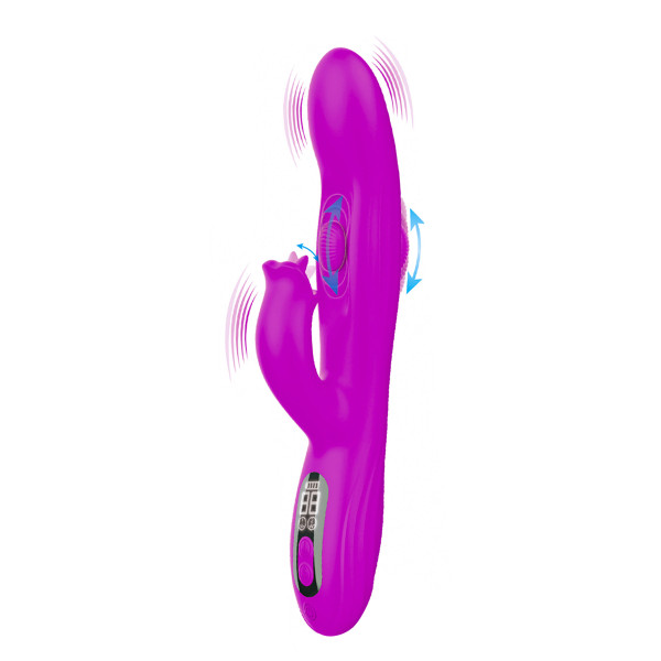 Pretty Love Yalanda - Vibromasseur rabbit oscillant LED