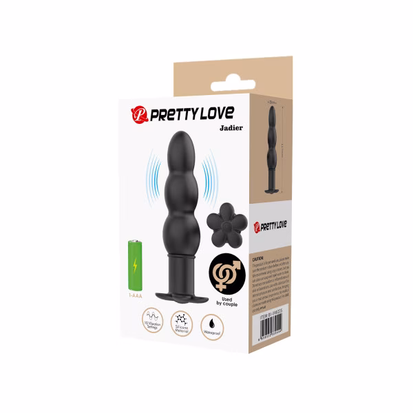 Pretty Love - Jadier : Plug anal vibrant en silicone (10 modes)