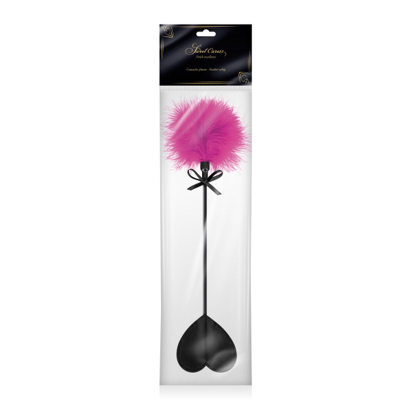 Cravach Plume Sweet Caress | Tapette BDSM Soft & Plumeau Sensuel rose
