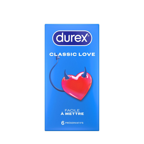 Boîte de 6 Préservatifs Love en Latex - Concorde Love