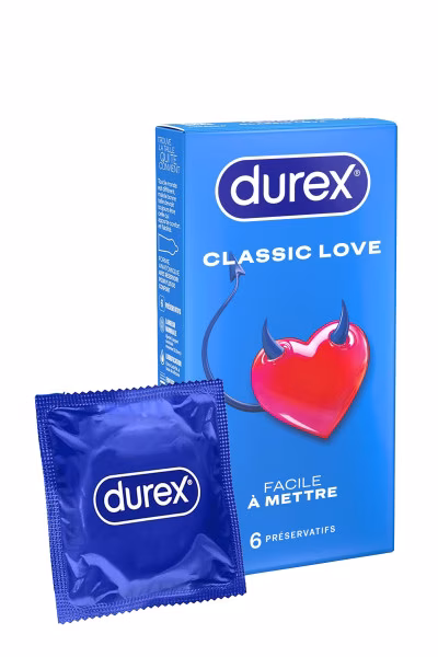 Boîte de 6 Préservatifs Love en Latex - Concorde Love