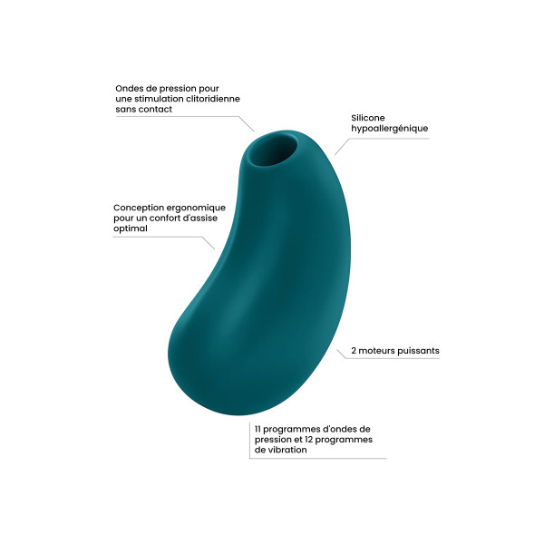 Fun Factory Cherie - Stimulateur clitoris : air pulsé + vibrations