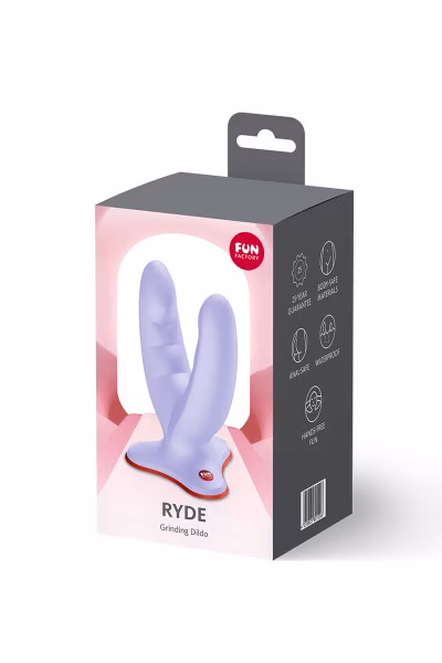 Fun Factory Ryde - Dildo double pénétration ventouse
