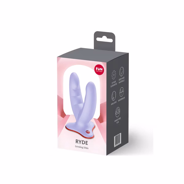 Fun Factory Ryde - Dildo double pénétration ventouse
