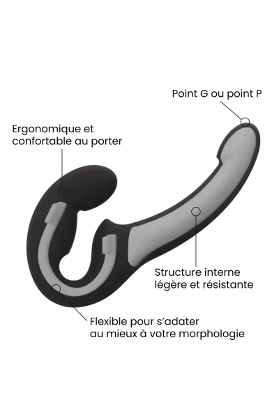 Fun Factory - Share Lite : Double gode léger sans harnais