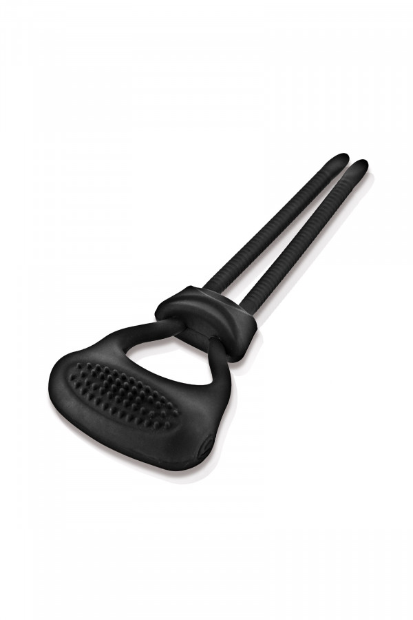 Curitis, cockring vibrant en silicone avec serrage réglable