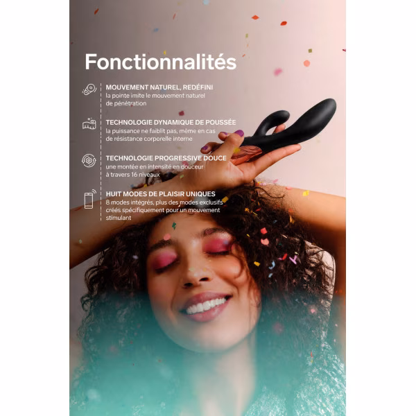 LELO INA™ Thrust - Vibromasseur rabbit va-et-vient connecté