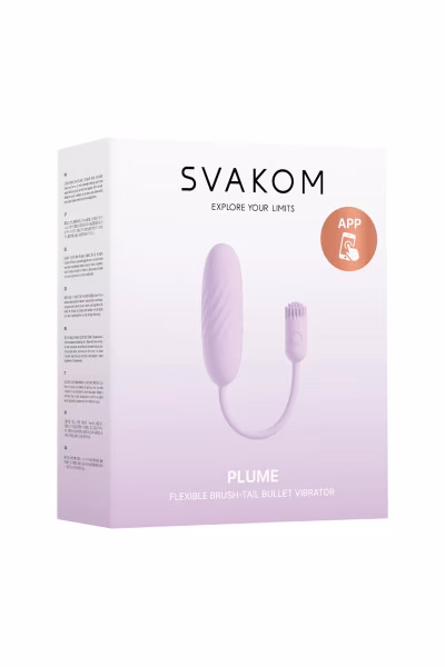 Svakom Plume - Stimulateur : bullet + brosse vibrante