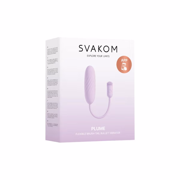 Svakom Plume - Stimulateur : bullet + brosse vibrante