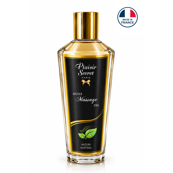 Huile de massage sèche : huile de massage 100% végétale Plaisir Secret