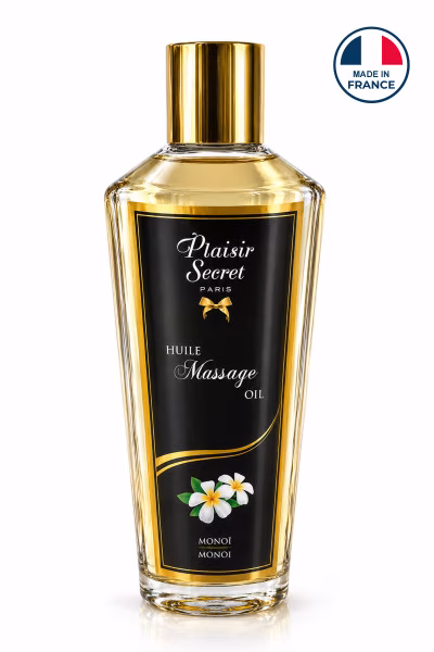 Achat huile de massage sèche monoï : huile de massage 100% végétale Plaisir Secret
