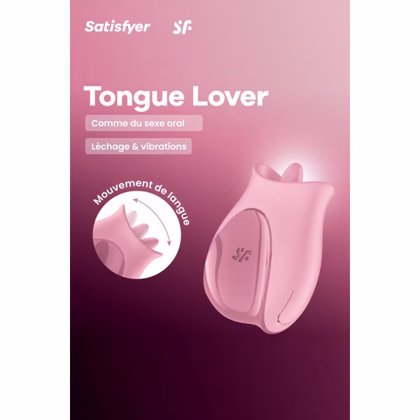 Satisfyer Tongue Lover - Stimulateur clitoridien avec langue