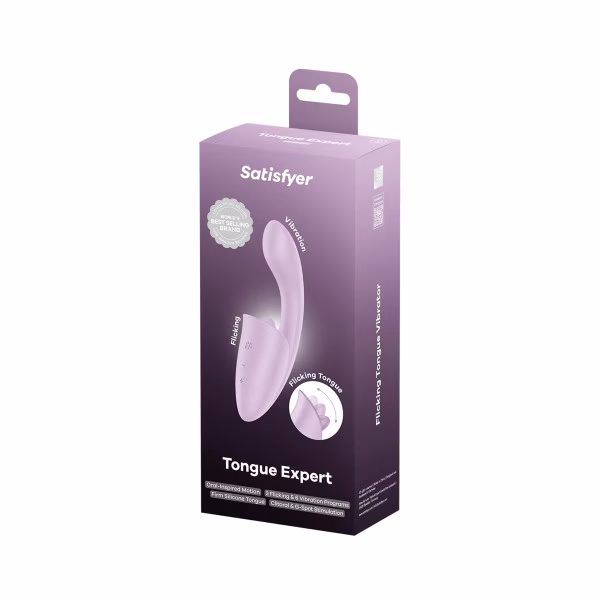 Satisfyer Tongue Expert - Sextoy rabbit + langue vibrante