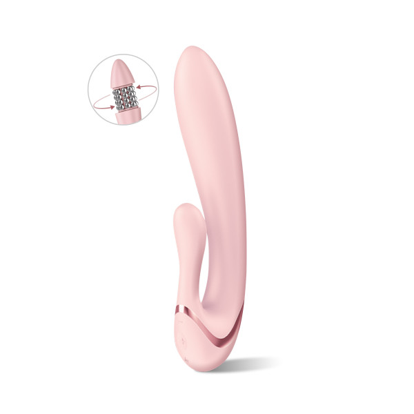 Satisfyer Pearl Bunny 3 - Sextoy rabbit à perles rotatives