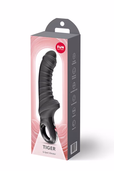 Fun Factory - Tiger : Vibromasseur point G puissant et nervuré