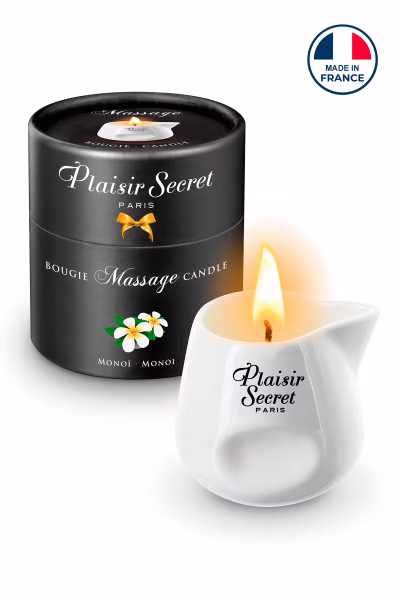 Plaisir Secret - Bougie de massage gourmande au Monoi