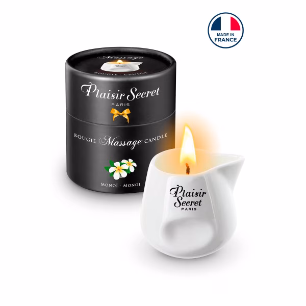 Plaisir Secret - Bougie de massage gourmande au Monoi