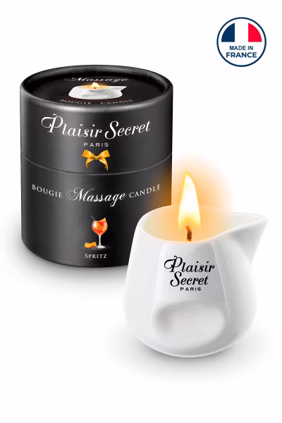 Plaisir Secret - Bougie de massage gourmande au Monoi