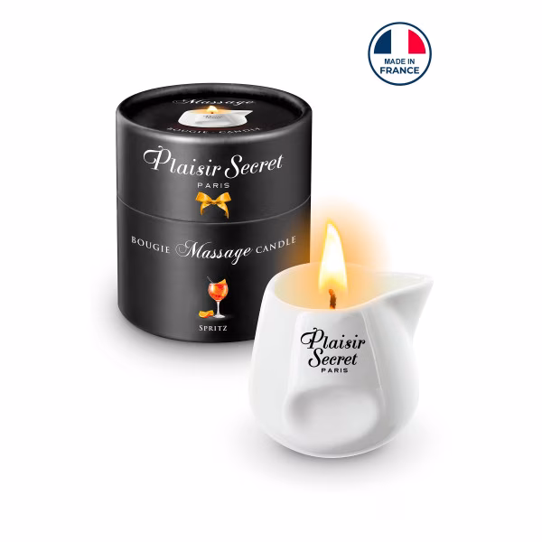 Plaisir Secret - Bougie de massage gourmande au Monoi