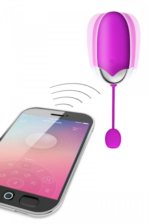 Oeuf Vibrant Connecté Abner - Contrôle App, Plaisir à Distance | Pretty Love