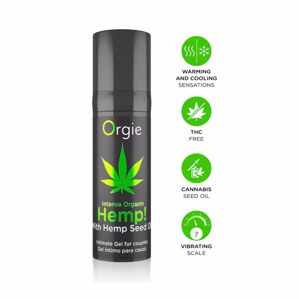 Orgie Hemp - Gel intime vibrant au chanvre (15 ml)