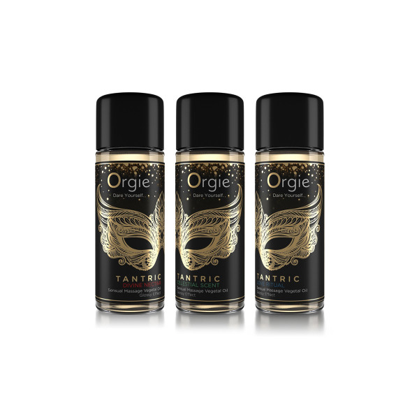 Orgie Tantric Pack - 3 huiles de massage scintillantes