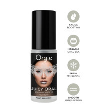 Orgie Juicy Oral - Spray buccal menthe pour sexe oral (15 ml)