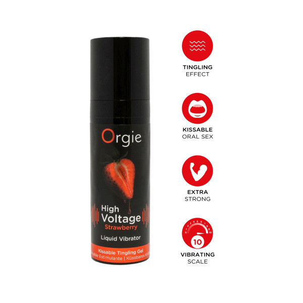 Orgie High Voltage Strawberry - Gel vibrant à la fraise