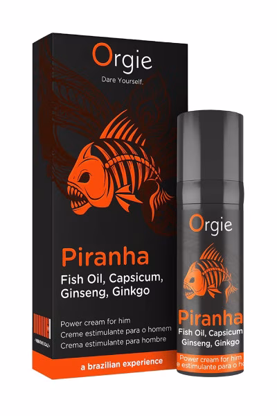 Orgie Piranha - Crème énergisante homme (15 ml)