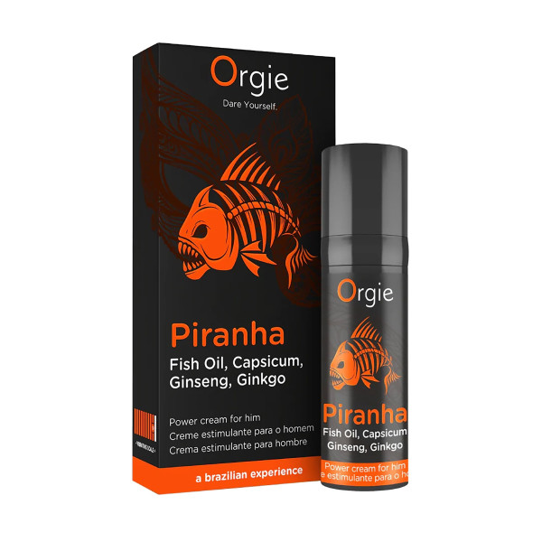 Orgie Piranha - Crème énergisante homme (15 ml)