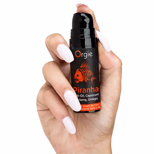 Orgie Piranha - Crème énergisante homme (15 ml)