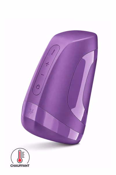 Satisfyer Men Heat Vibration : Masturbateur chauffant