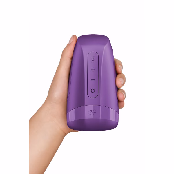 Satisfyer Men Heat Vibration : Masturbateur chauffant