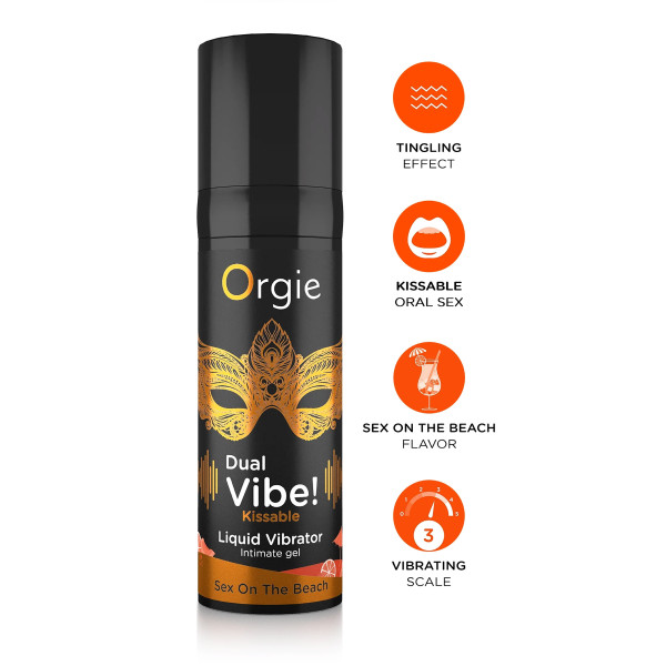 Orgie Dual Vibe! - Gel intime vibrant Sex On The Beach