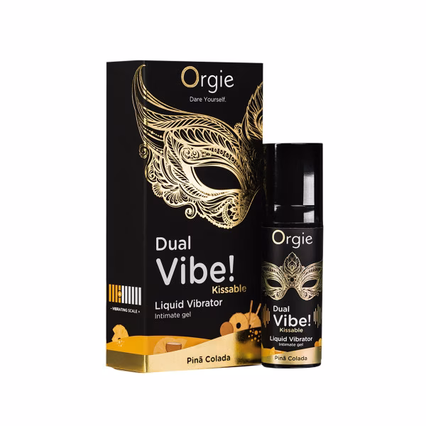 Orgie Dual Vibe! - Gel intime vibrant Piña Colada