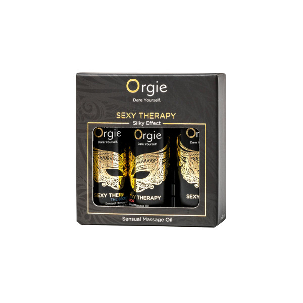 Orgie Sexy Therapy - Coffret 3 minis huiles de massage