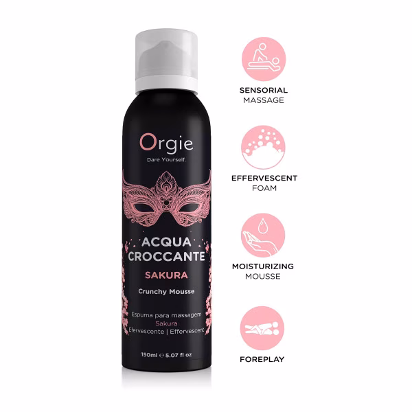 Orgie Acqua Croccante - Mousse de massage Sakura